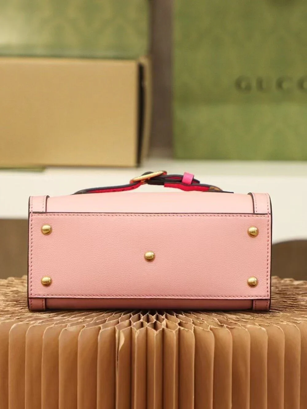 Gucci Diana Mini Top Handle Bag Pink